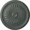 Ekena Millwork Juniper Ceiling Medallion (Fits Canopies up to 7"), 36"OD x 1 1/2"P, Athenian Green Crackle CM36JUAGC - alternate 1